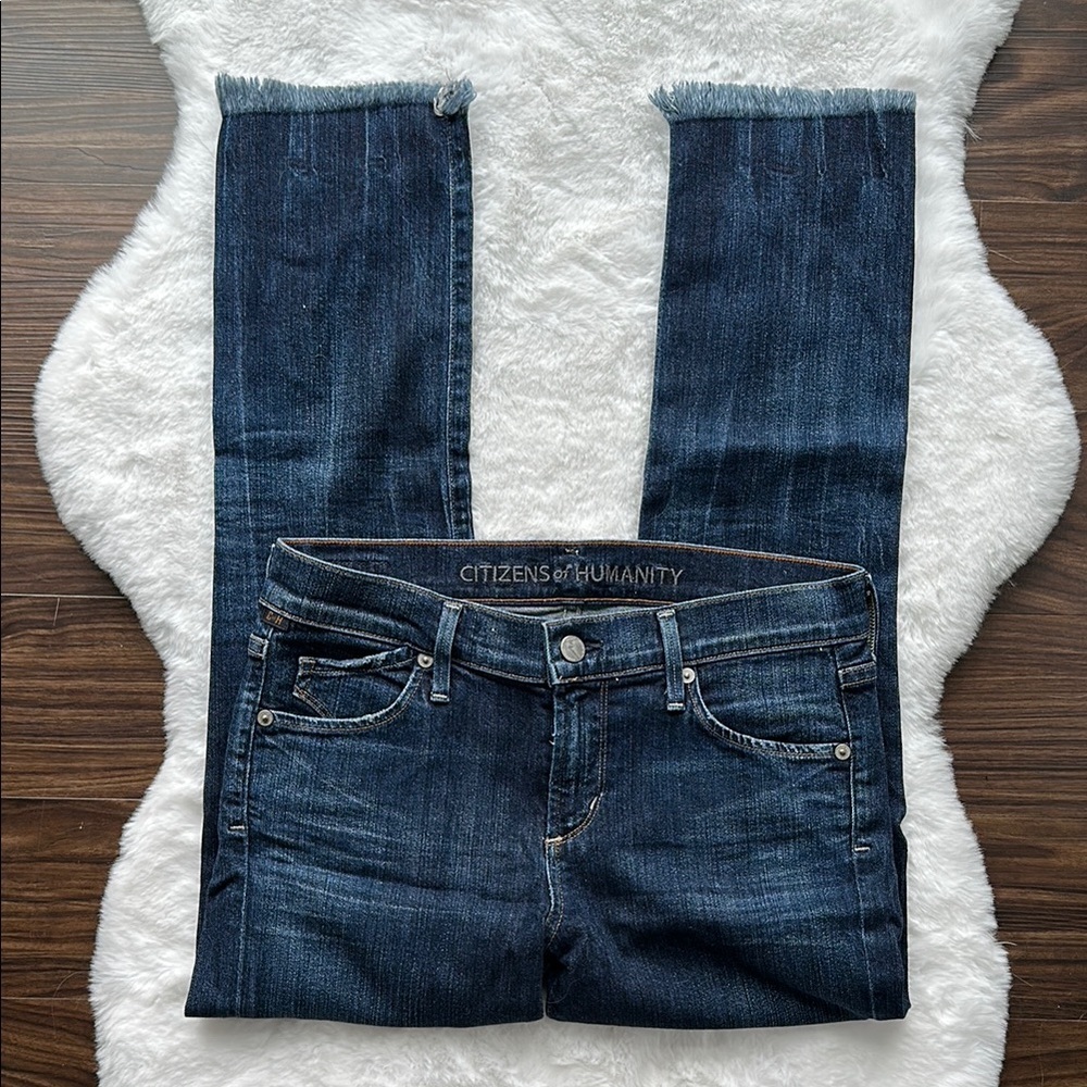 Citizens of Humanity Avedon Ultra Skinny Cut Off Capri Jeans Size 27